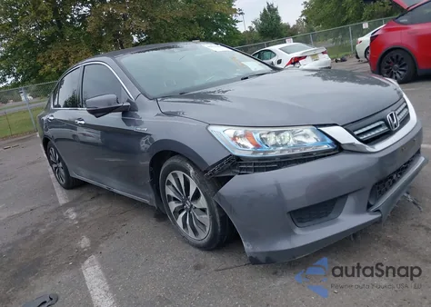 2014 Honda Accord Hybrid Touring из США, поврежденный, VIN 1HGCR6F75EA009581